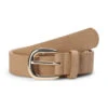 Zizzi Faux Leather Belt With Gold-colored Buckle -Chic Soldes D01038A 9990 Front
