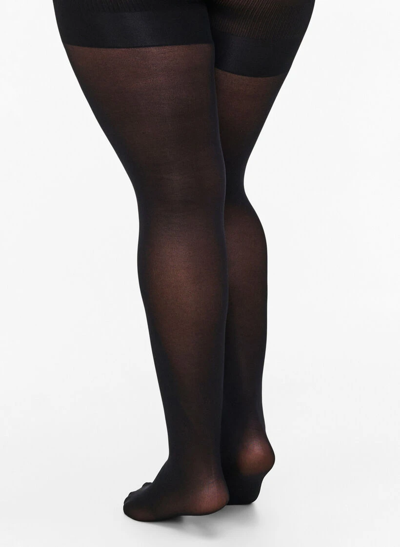 Zizzi Tights In 40 Denier With Push-up Effect. 4 Zizzi Tights In 40 Denier With Push-up Effect. – Image 2