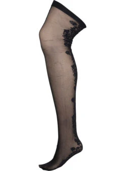 Zizzi Hold-up Stockings In 30 Denier With Lace -Chic Soldes D94027A 0199 Front