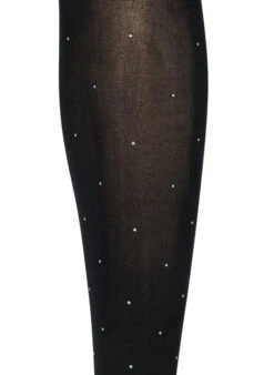 Zizzi Tights In 40 Denier With Rhinestones -Chic Soldes D94037A 0199 Details1