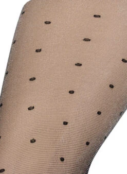 Zizzi Tights In 30 Denier With Polka Dots -Chic Soldes D94039A 0199 Details2
