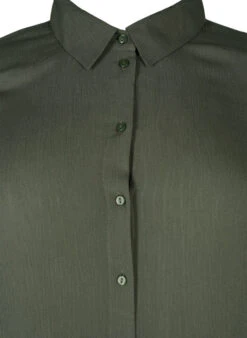 Zizzi Long Viscose Shirt With Long Sleeves -Chic Soldes E03014Q 2151 Details1