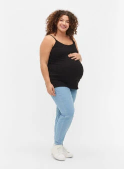 Zizzi Maternity Top With Breastfeeding Function -Chic Soldes E03054I 0199 ModelFullBody