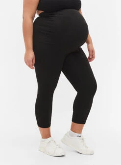 Zizzi Pregnancy Leggings With 3/4 Length -Chic Soldes E03054L 0199 ModelDetail2