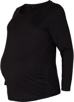 Zizzi Basic Maternity Top With Long Sleeves