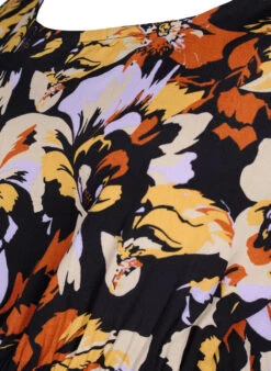 Zizzi Maternity Blouse In Viscose And Floral Print -Chic Soldes E03061A 0199 Details1