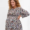 Zizzi Maternity Blouse In Viscose And Print