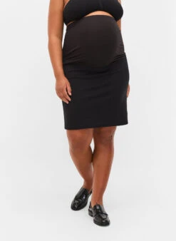 Zizzi Close-fitting Maternity Skirt -Chic Soldes E04117A 0199 ModelDetail1