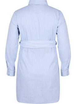 Zizzi Cotton Maternity Shirt Dress -Chic Soldes E04128A 9990 Back