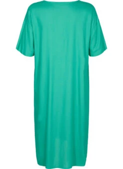 Zizzi Short-sleeved Viscose Shirt Dress -Chic Soldes E04139A 0953 Back