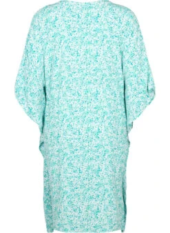 Zizzi Viscose Caftan Dress With Print -Chic Soldes E04154B 9990 Back