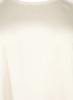 Zizzi Satin Blouse With Half-length Sleeves -Chic Soldes E04181A 0630 Details1