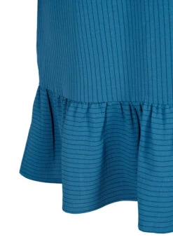 Zizzi Striped Dress With Ruffle Details -Chic Soldes E04190A 0357 Details2