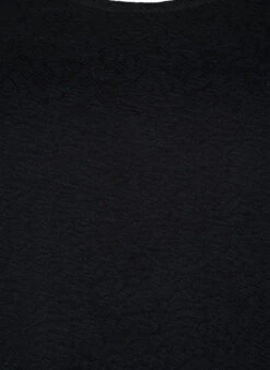 Zizzi Long-sleeved Blouse With Texture -Chic Soldes E04209A 0199 Details1