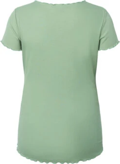 Zizzi Maternity T-shirt In Rib -Chic Soldes E05160A 0850 Back