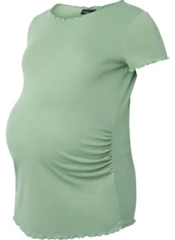 Zizzi Maternity T-shirt In Rib -Chic Soldes E05160A 0850 Front