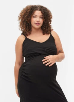 Zizzi Pregnancy Dress In Rib -Chic Soldes E05160B 0199 ModelDetail2