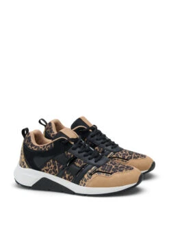 Zizzi Wide Fit Sneakers With Leopard Print 10 Zizzi Wide Fit Sneakers With Leopard Print -Chic Soldes F00005C 9990 Back