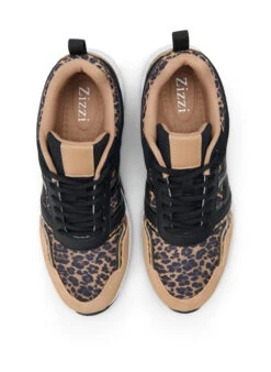 Zizzi Wide Fit Sneakers With Leopard Print 11 Zizzi Wide Fit Sneakers With Leopard Print -Chic Soldes F00005C 9990 Details1