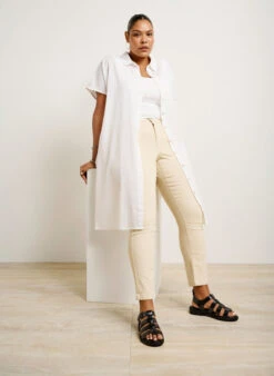 Zizzi Wide Fit Sandal In Shiny Crocodile Leather