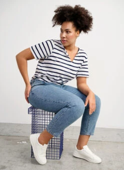 Zizzi Wide Fit Leather Trainers