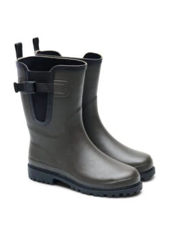 Zizzi Long Wide Fit Rubber Boots -Chic Soldes F00027A 1584 Back