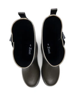 Zizzi Long Wide Fit Rubber Boots -Chic Soldes F00027A 1584 Details1