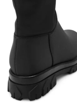 Zizzi Long Wide Fit Boots With Stretch -Chic Soldes F00030A 0199 Details2