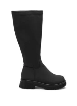 Zizzi Long Wide Fit Boots With Stretch -Chic Soldes F00030A 0199 Front