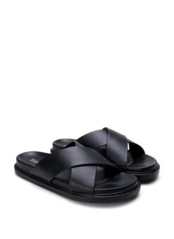 Zizzi Wide Fit Sandal With Crossed Straps -Chic Soldes F00041A 0199 Back
