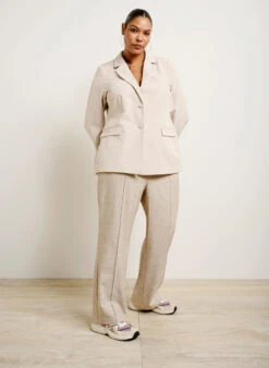 Zizzi Wide Fit Sneakers With Contrast Colored Drawstring Detail -Chic Soldes F00048A 1706 ImageBack