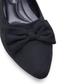 Zizzi Wide Fit Ballerina With Bow -Chic Soldes F00055A 0199 Details2