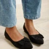 Zizzi Wide Fit Ballerina With Bow
