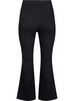 FLASH - High Waisted Jeans With Bootcut -Chic Soldes FL0001C 0201 Back