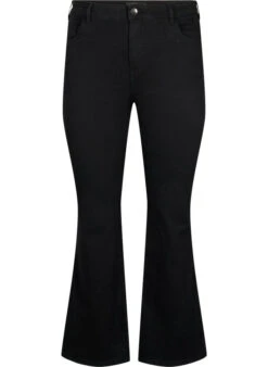 FLASH - High Waisted Jeans With Bootcut -Chic Soldes FL0001C 0201 Front