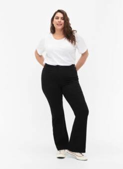FLASH - High Waisted Jeans With Bootcut