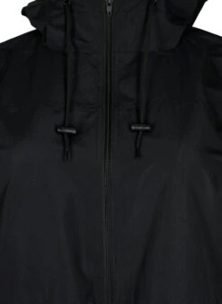 FLASH - Water-repellent Parka With Hood -Chic Soldes FL0012A 0199 Details1