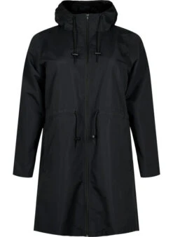 FLASH - Water-repellent Parka With Hood -Chic Soldes FL0012A 0199 Front