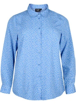 Zizzi FLASH - Shirt With Dots -Chic Soldes FL0016E 1435 Front