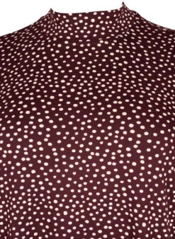 FLASH - Long Sleeve Blouse With Turtleneck -Chic Soldes FL0019B 1681 Details1