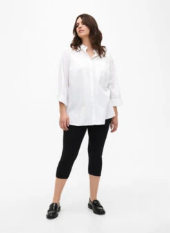 FLASH - 2-pack 3/4 Cotton Leggings -Chic Soldes FL0037B 0199 ModelFullBody