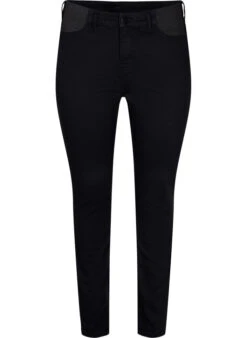 Zizzi Super Slim Amy Jeans With Elasticated Waist -Chic Soldes J10064J 0201 Front