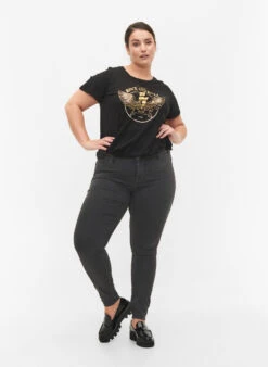 Zizzi Jeggings In Cotton Blend