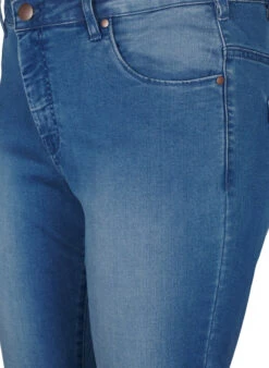 Zizzi Slim Fit Emily Jeans With Normal Waist -Chic Soldes J10305A 1030 Details1