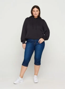 Zizzi Slim Fit Emily Capri Jeans