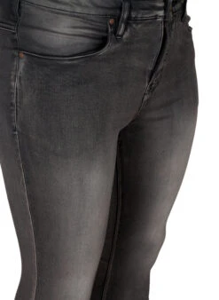 Zizzi Super Slim Amy Jeans With High Waist -Chic Soldes J10305L 1019 Details1