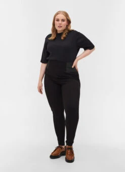 Zizzi Leggings With Wide Elasticated Waist