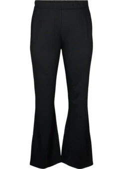 Zizzi Bootcut Trousers In Viscose Mix -Chic Soldes J10396R 0199 Front