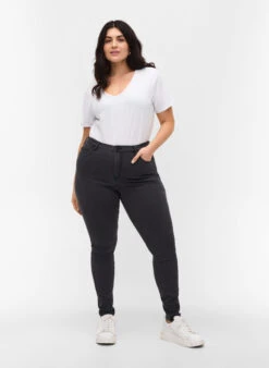 Zizzi High-waisted Super Slim Amy Jeans