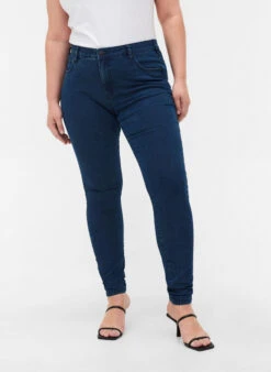 Zizzi High Waist Super Slim Amy Jeans -Chic Soldes J10568A 1077 ModelDetail2